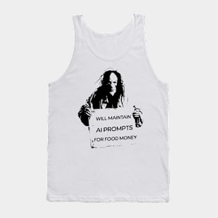 Will Maintain AI Prompts for Food Money Tank Top